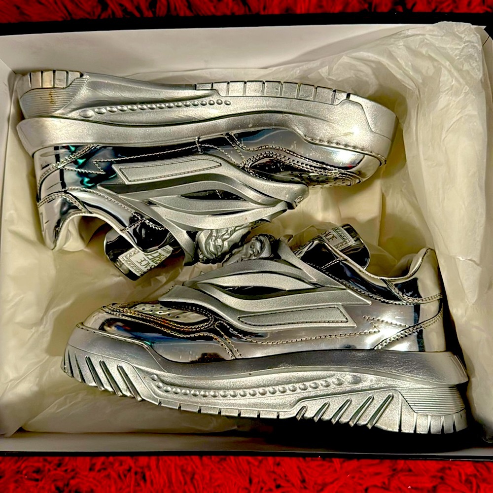 Versace Odissea Metallic Sneakers